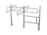 Pistola Manual Revolving Access control Turnstile | CX-PST - Cards-X (UK)