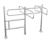 Pistola Manual Revolving Access control Turnstile | CX-PST - Cards-X (UK)