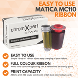 Entry Level ID Card Printing Bundle / Matica MC110 | Single Sided | MC110BUNDLE - Cards-X (UK)