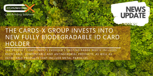 The cards-x group invests into new fully biodegradable ID card holder