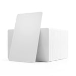 Blank White Printable PVC Self Adhesive Cards | Pack of 100