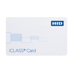 HID iClass Card 2K/2 | gloss white, programmed, with vertical slot punch | 2000PGGMV | Pack of 100