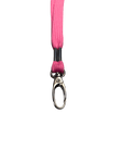 Pink lanyards with Lobster clip Side view