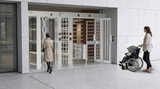 SUN Access control Full Height Glass Turnstile | Single Door | CX-SUN-401G - Cards-X (UK)