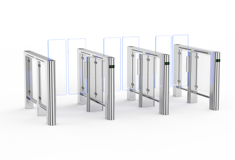 Vega Three Lane Speed Gate - Access Control Turnstile