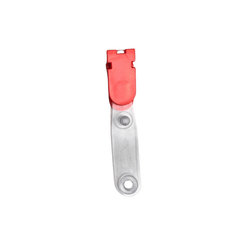Plastic Loop Clip Red | Pack of 500 | IDC-009