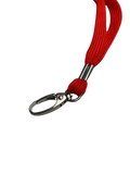 Red Lanyard With Lobster Clip side View