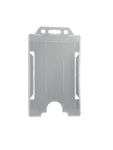 Evohold Antimicrobial Single Sided Portrait ID Card Holders - Clear (Pack of 100)