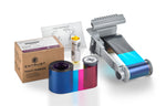 Entrust YMCKT Prefilled Colour Ribbon Cassette | Prints 500 Cards | 525150-004