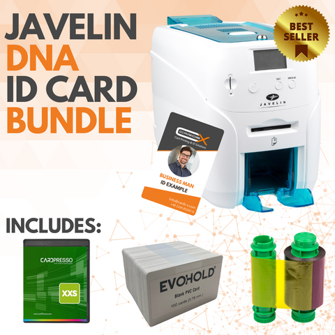 Entry Level ID Card Printing Bundle / Javelin DNA Printer | DNABUNDLE