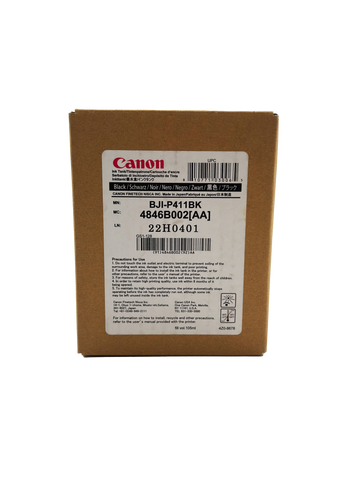 Canon ink cartridge packaging on a white background