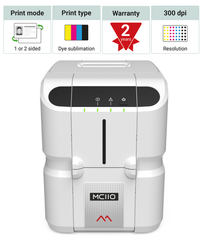 MC110 Direct-to-Card Printer | Single Side | 300dpi | PR01100001
