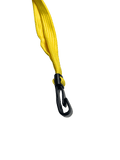 Yellow Lanyard With Plastic Clip side View