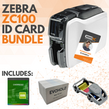 Entry Level ID Card Printing Bundle | Zebra ZC100 | ZC100BUNDLE