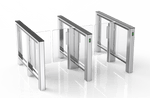 DELTA Black Access control Speed Turnstile | CX-DEL-B-1W - Cards-X (UK)