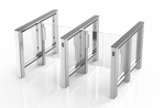 DELTA Black Access control Speed Turnstile | CX-DEL-B-1W - Cards-X (UK)