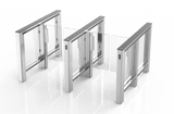 DELTA Black Access control Speed Turnstile | Dual Gate | CX-DEL-B-2W - Cards-X (UK)