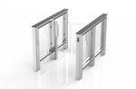 DELTA Black Access control Speed Turnstile | Dual Gate | CX-DEL-B-2W - Cards-X (UK)