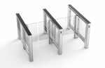 DELTA Black Access control Speed Turnstile | Dual Gate | CX-DEL-B-2W - Cards-X (UK)