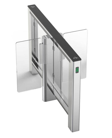 DELTA Black Access control Speed Turnstile | Dual Gate | CX-DEL-B-2W - Cards-X (UK)