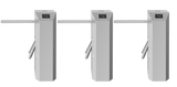 LEONIS Access control Tripod Turnstile | CX-LEO-103 - Cards-X (UK)
