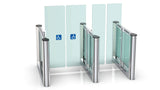 NAOS Access control Speed Turnstile | Dual Gate | CX-NAO-9000-2W - Cards-X (UK)