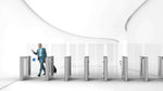 NAOS Access control Speed Turnstile | Dual Gate | CX-NAO-9000-2W - Cards-X (UK)