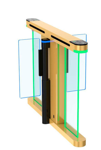 SIRIO GOLD Access control Speed Turnstile | Dual Gate | CX-SIR-7200G-2W - Cards-X (UK)
