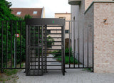 SUN Access control Black Full Height Turnstile | Single Door | CX-SUN-411-B - Cards-X (UK)