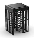 SUN Access control Black Full Height Turnstile | Single Door | CX-SUN-411-B - Cards-X (UK)