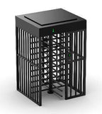SUN Access control Black Full Height Turnstile | Single Door | CX-SUN-411-B - Cards-X (UK)