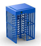 SUN Access control Black Full Height Turnstile | Single Door | CX-SUN-411-B - Cards-X (UK)