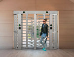 SUN Access control Full Height Black Turnstile | Double Door | CX-SUN-412-B - Cards-X (UK)