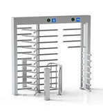 SUN Access control Full Height Lathe Turnstile | Single Door With Bicycle Door | CX-SUN-408 - Cards-X (UK)