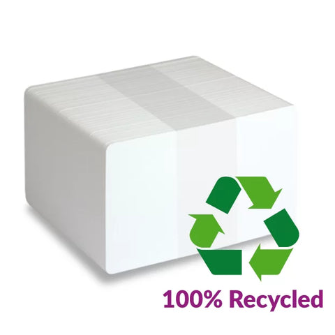 100% Recycled Material Blank White Cards | Pack of 100 | ECOWHITE