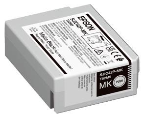 Epson ColorWorks CW-C4000 Matte Black Ink Cartridge | 50.0 ml | C13T52M540 - Cards-X (UK)