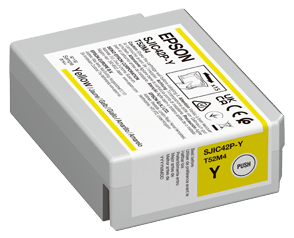 Epson ColorWorks CW-C4000 Yellow Ink Cartridge | 50.0 ml | C13T52M440 - Cards-X (UK)