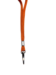 Orange Lanyard Lobster Clip Front View