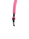 Pink lanyards with Lobster clip front view
