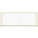 ExpoBadge 260T Butterfly badge | 96 x 134 mm | Pack of 500 | 25350920 - Cards-X (UK)