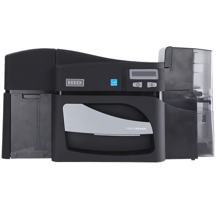 HID Fargo DTC4500e ID Card Printer | Ethernet and Locking input hopper | Single Sided | 55020 - Cards-X (UK)
