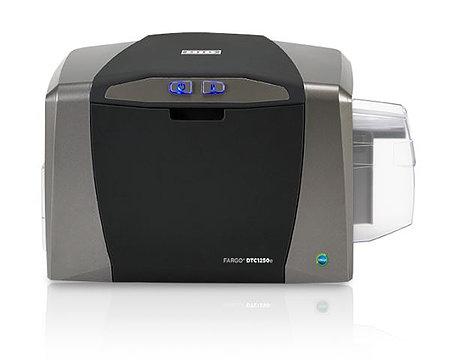 HID Fargo DTC1250e ID Card Printer | Ethernet HID Prox + iClass (SE) + MIFARE/DESFIRE and Contact Smart Card Encoder (Omnikey 5127 - USB ONLY) | Single Sided | 50028