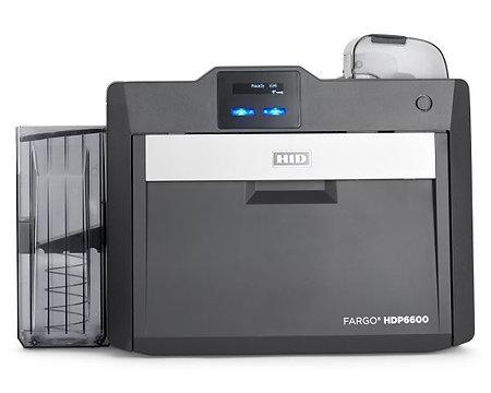 HID Fargo HDP6600 Retransfer ID Card Printer | Ethernet and Flattener + Mag Stripe Encoder + Contact Chip Encoder + Contactless Encoder | Dual Sided | 94658