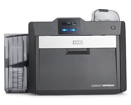 HID Fargo HDP6600 Retransfer ID Card Printer | Ethernet and flattener + Programmer | Single Sided | 94612