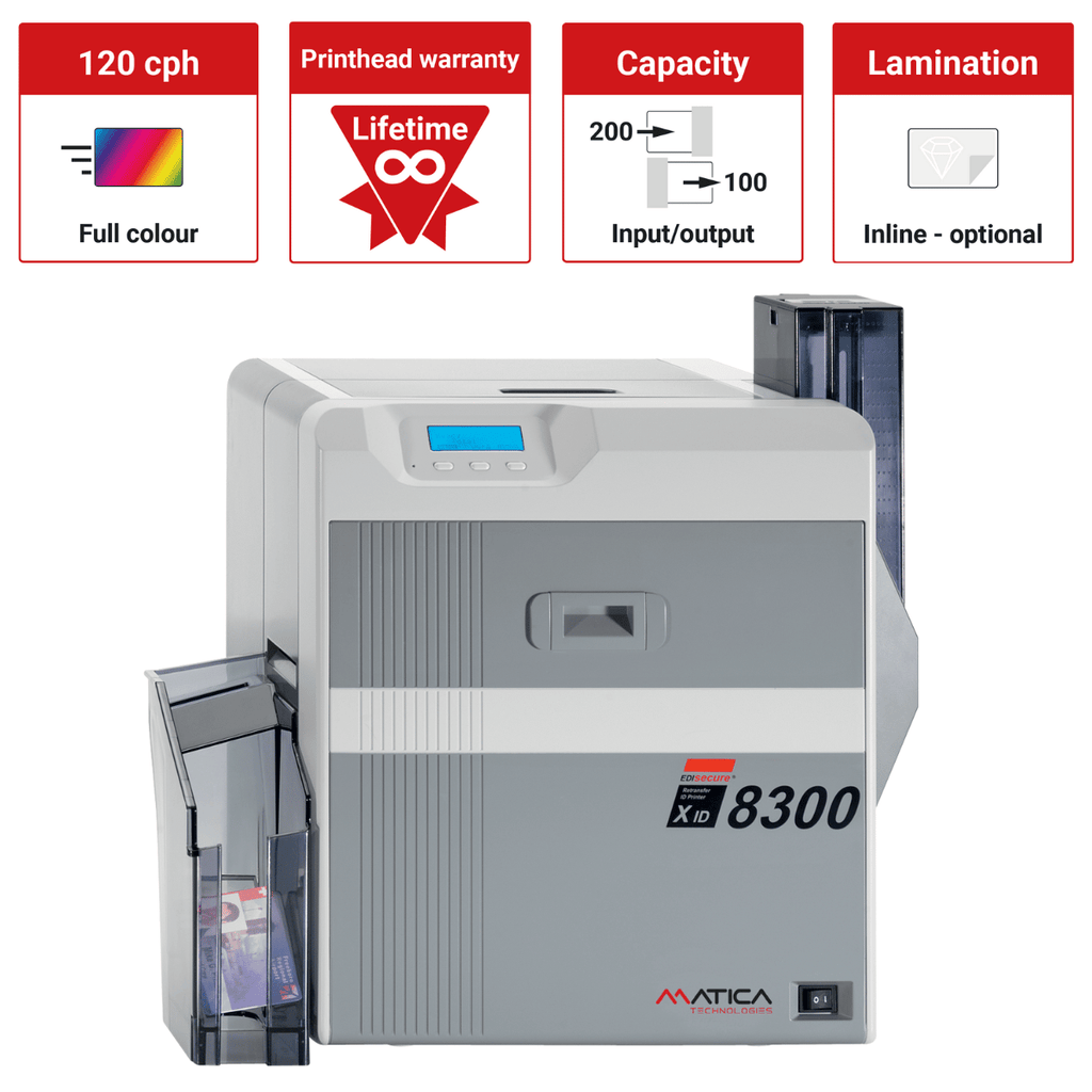 Matica XID8300 Retransfer Printer | Single Sided | Bend Remedy Module ...