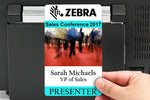 Printed ICC Womens T20 Cricket World Cup Zebra ZC10L Event Cards