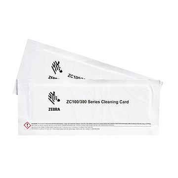Zebra ZC100/300 Cleaning Card Kit | 5 Cards | 105999-311-01