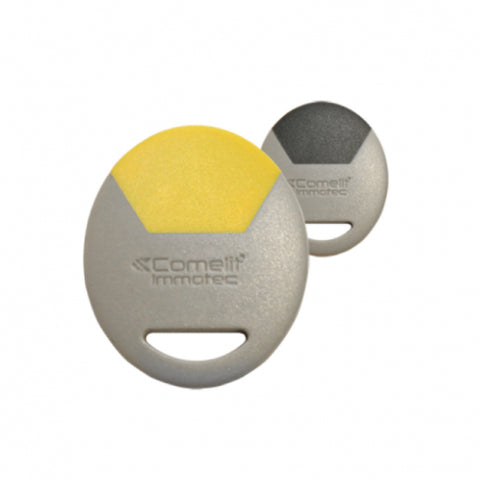 Comelit Yellow & Grey simplekey fob | Pack of 10 | CLT-SK9050GY/A