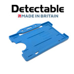 Detectable Single Sided Landscape ID Badge Holders (Pack of 100) - Cards-X (UK), Evohold