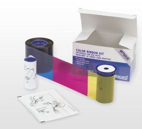 Datacard YMCKF-KT Colour Printer Ribbon | Prints 300 Cards | 534000-011 - Cards-X (UK), Datacard